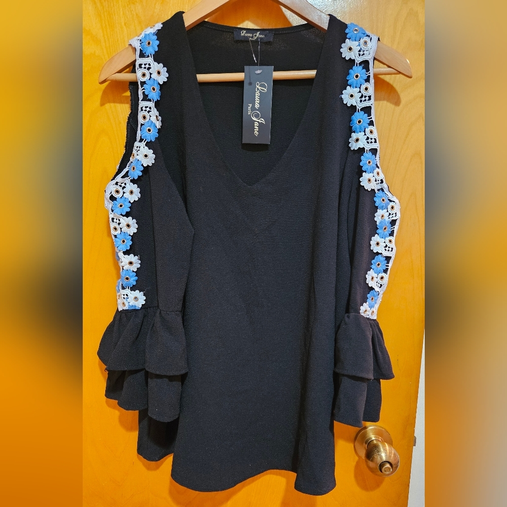 Cold shoulder blouse